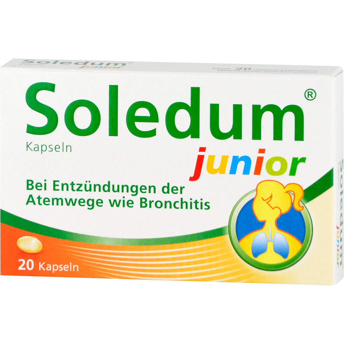 Soledum Kapseln Junior bei Erkrankungen der Atemwege, 20 pcs. Capsules