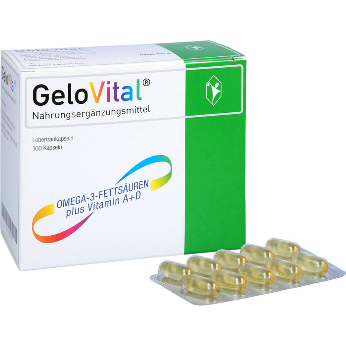 GeloVital Lebertrankapseln, 100 pcs. Capsules