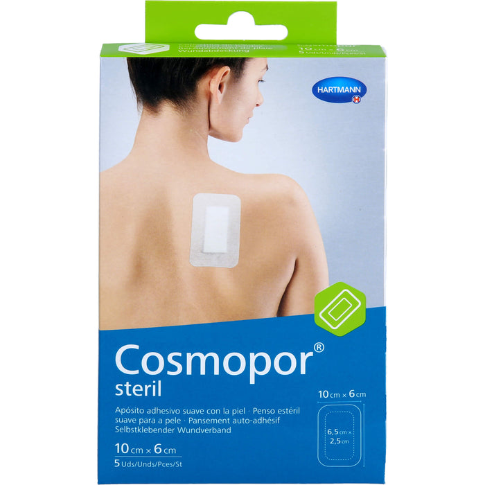 COSMOPOR STERIL 10X6CM, 5 pcs. Patch