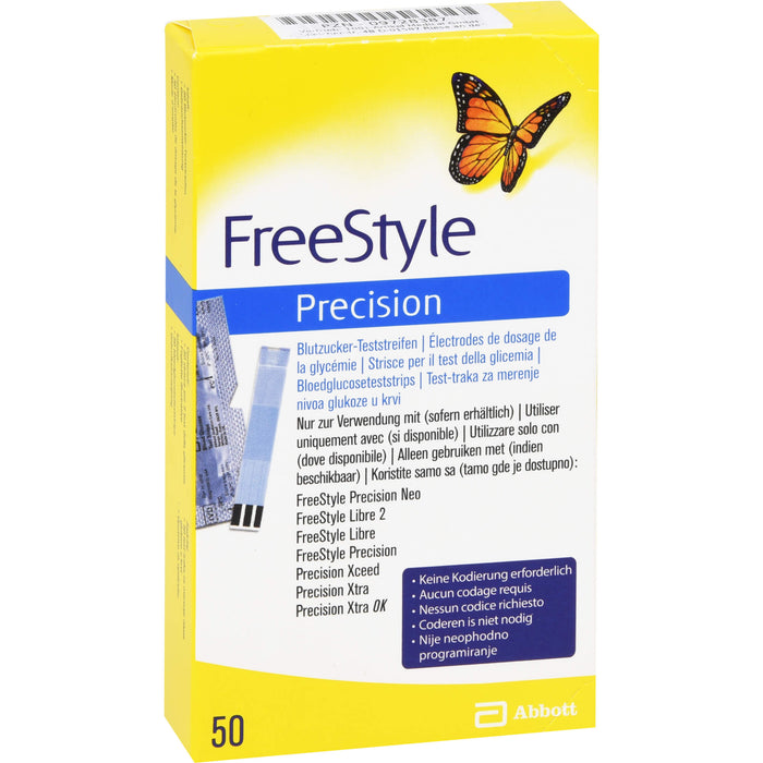 Freestyle Precision Diaprax Blutzucker-Teststreifen, 50 St TTR