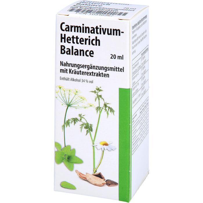 Carminativum-Hetterich Balance Tropfen, 20 ml Solution