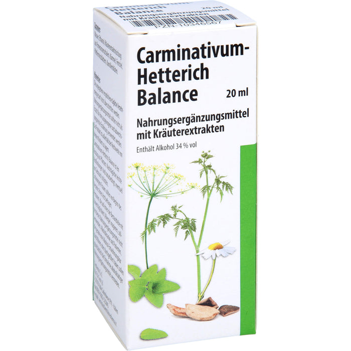 Carminativum-Hetterich Balance Tropfen, 20 ml Lösung