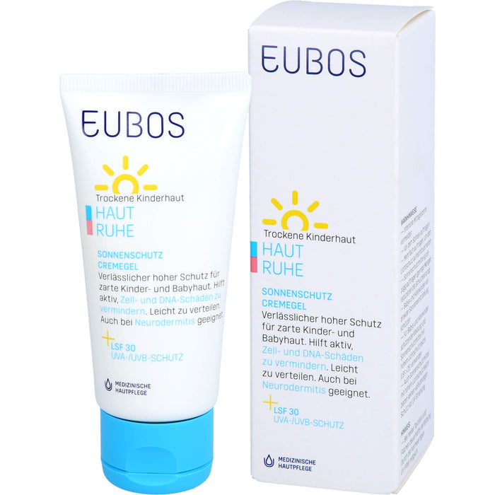 EUBOS Haut Ruhe Sonnenschutz Cremegel LSF 30 + UVA, 50 ml Gel