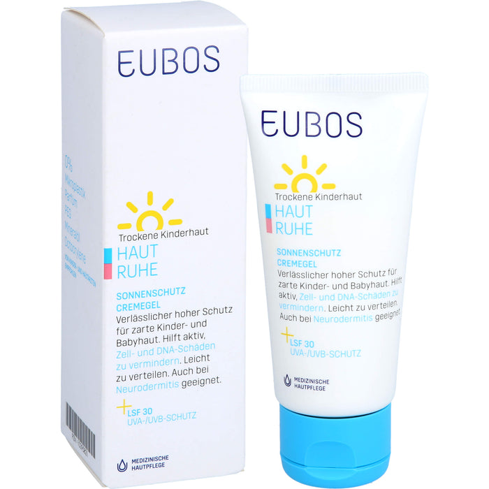 EUBOS Haut Ruhe Sonnenschutz Cremegel LSF 30 + UVA, 50 ml Gel