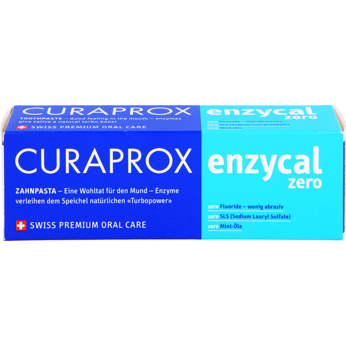 CURAPROX enzycal zero Zahnpasta, 75 ml Dentifrice