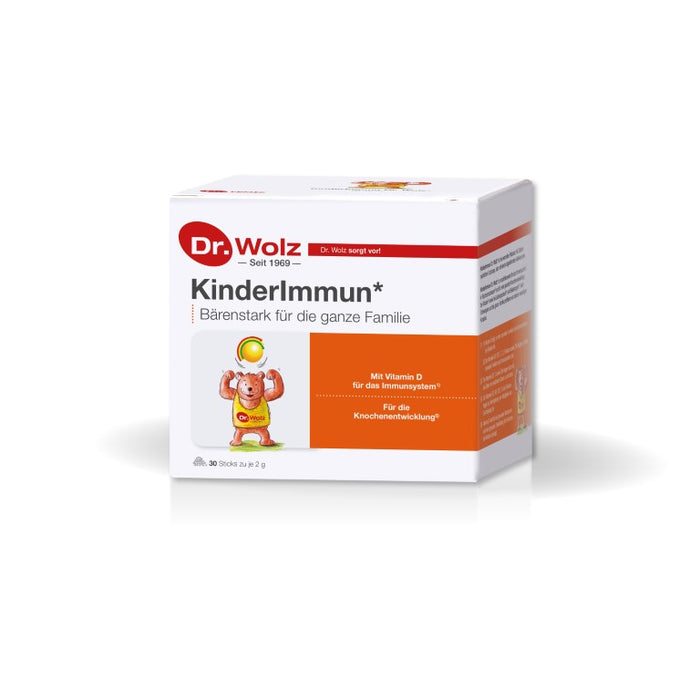 Dr. Wolz Kinderimmun Sticks für die Knochenentwicklung, 30 pcs. Sachets