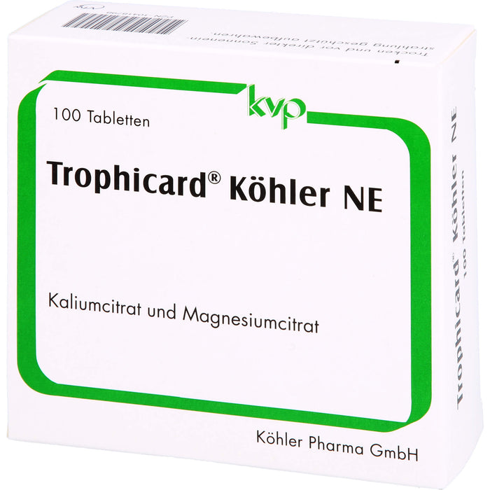 Trophicard Köhler NE Tabletten, 100 pc Tablettes