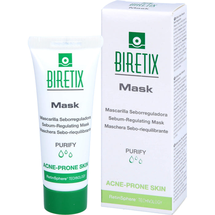 BiRetix Mask talgregulierende Maske Akne-Gel, 25 ml Face mask