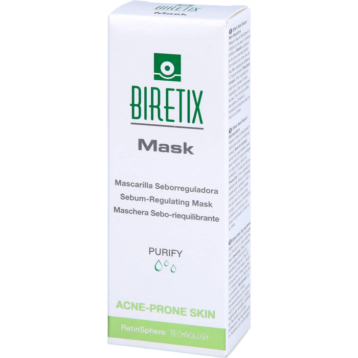 BiRetix Mask talgregulierende Maske Akne-Gel, 25 ml Gesichtsmaske