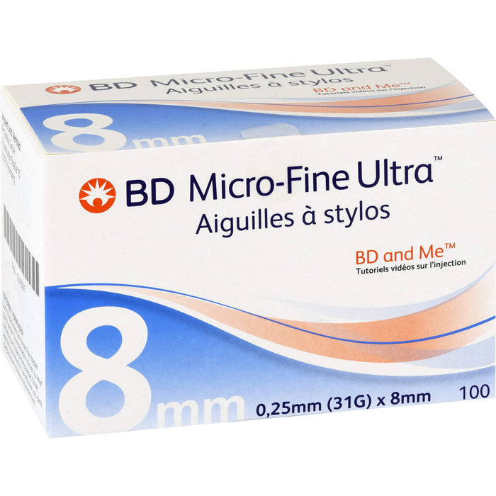 BD Micro-Fine Ultra Pen-Nadeln 0,25x8mm, 100 St KAN