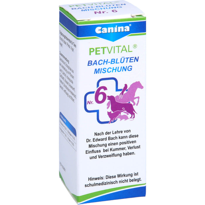 PETVITAL Bachblüten Nr. 6 vet, 10 g GLO