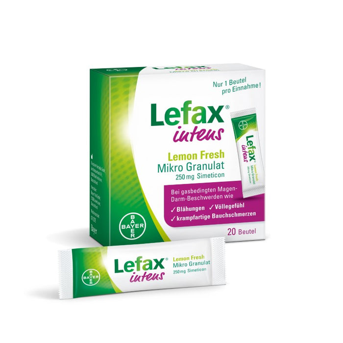 Lefax intens Lemon Fresh Mikro Granulat, 20 pcs. Sachets