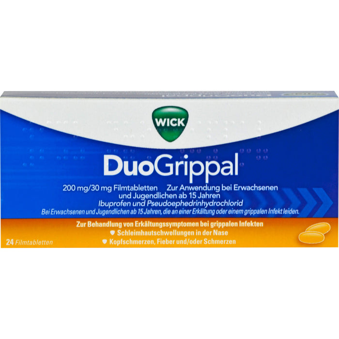 WICK DuoGrippal Filmtabletten, 24 pc Tablettes