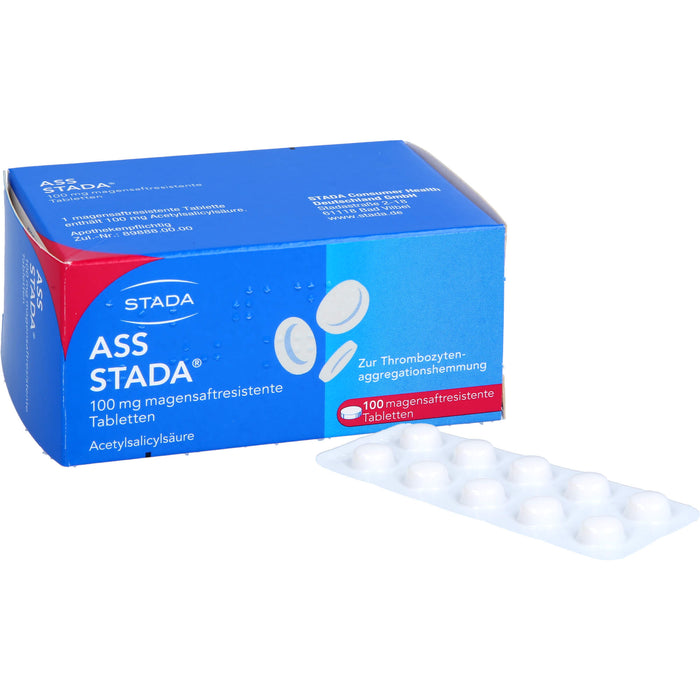 ASS Stada 100 mg Tabletten, 100 pcs. Tablets