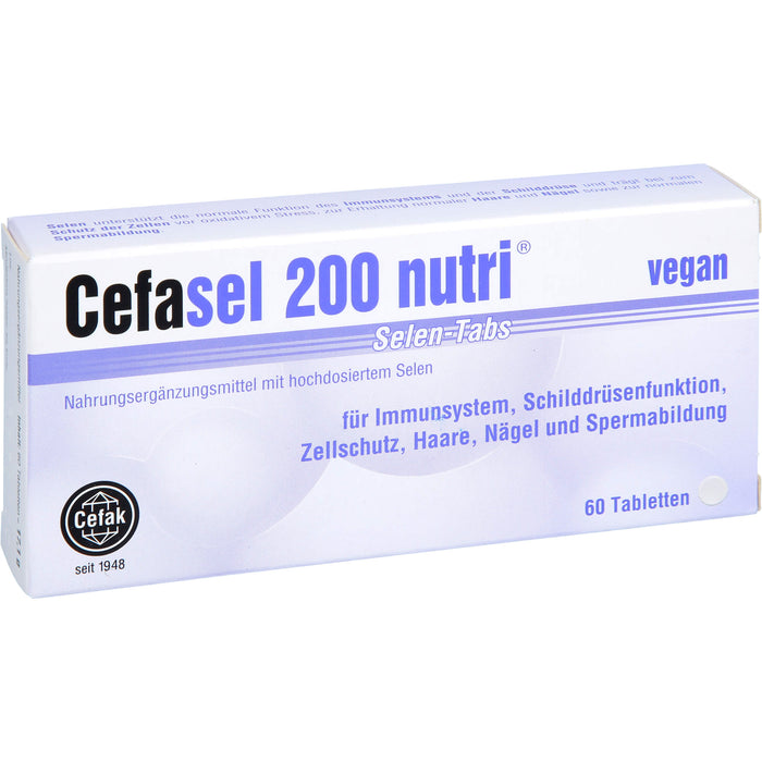 Cefasel 200 nutri Selen-Tabs Tabletten, 60 pc Tablettes