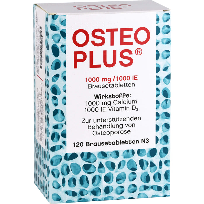 Osteoplus 1000 mg/1000 IE Brausetabletten, 120 St BTA