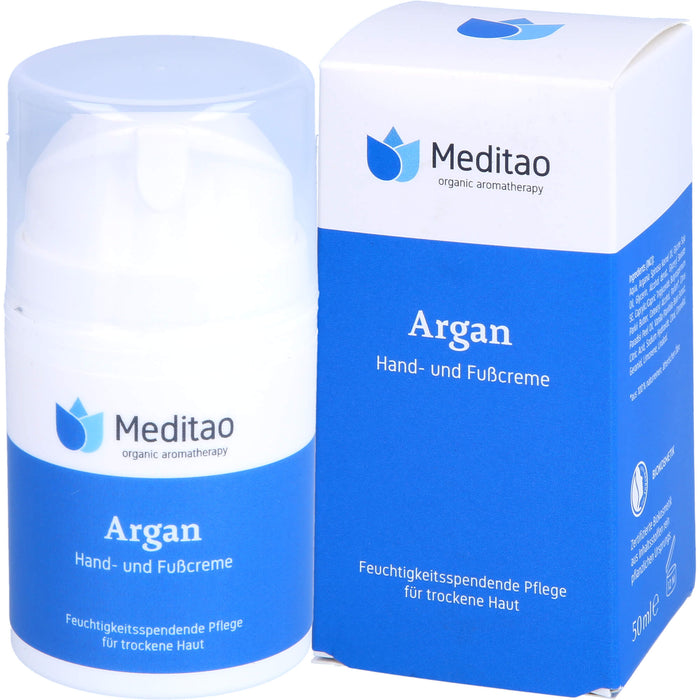 Meditao Argan Hand- und Fusscreme, 50 ml Cream