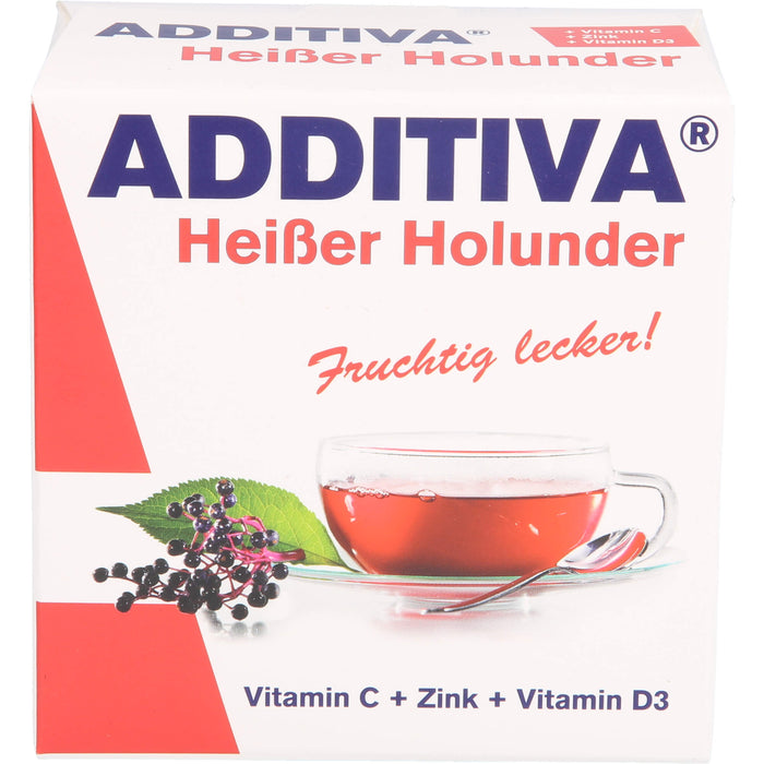 ADDITIVA Heißer Holunder Sachets, 10 pcs. Sachets