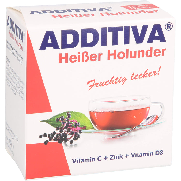 ADDITIVA Heißer Holunder Sachets, 10 pcs. Sachets