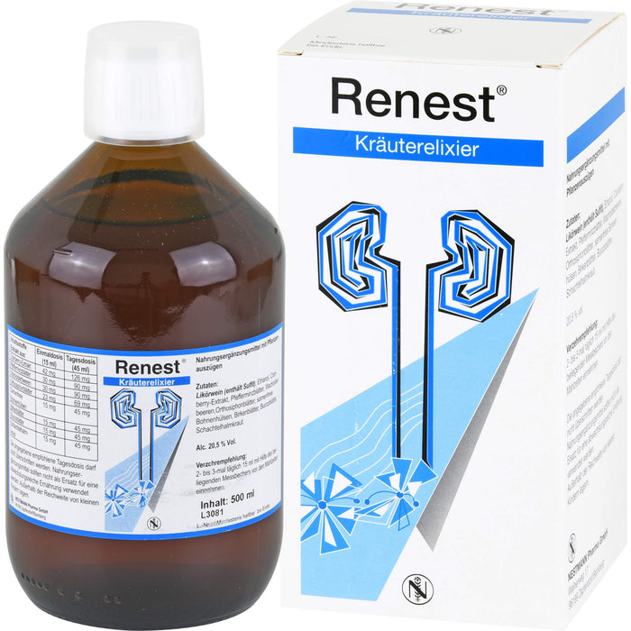 Renest Kräuterelixier, 500 ml Solution