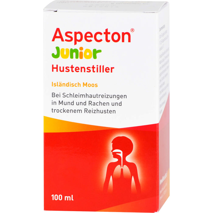 Aspecton Junior Hustenstiller Isländisch Moos Saft, 100 ml Solution