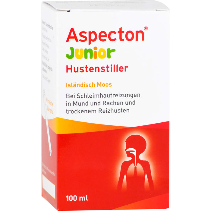 Aspecton Junior Hustenstiller Isländisch Moos Saft, 100 ml Solution