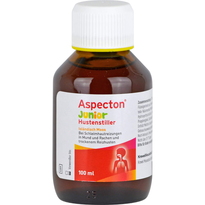 Aspecton Junior Hustenstiller Isländisch Moos Saft, 100 ml Solution