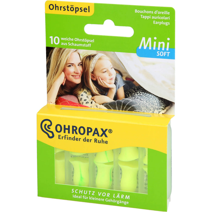 OHROPAX Mini Soft Schaumstoff-Stöpsel, 10 pcs. Earplugs