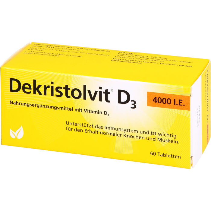 Dekristolvit D3 4000 I.E., 60 St TAB