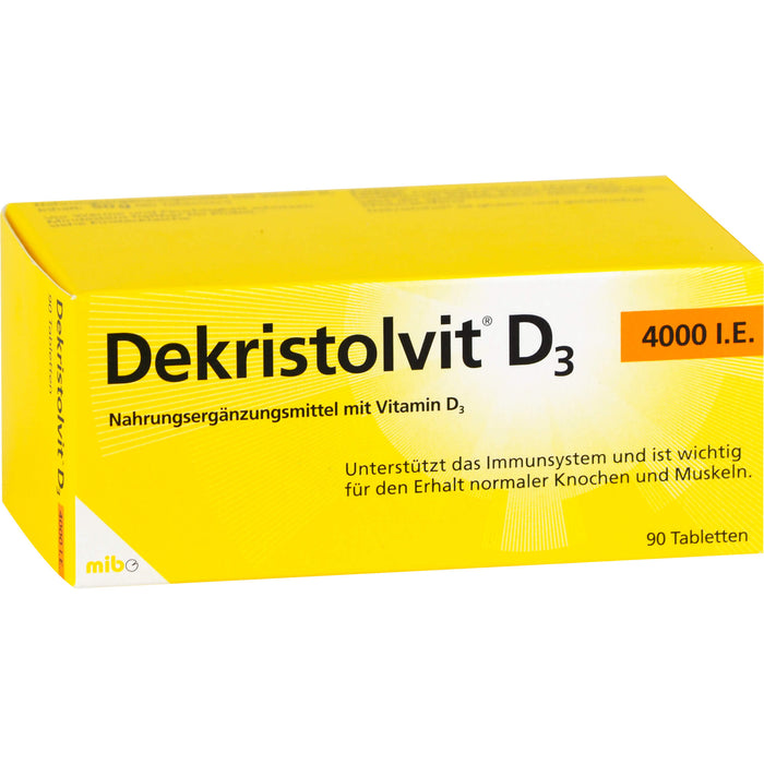 Dekristolvit D3 4000 I.E. Tabletten, 90 St. Tabletten