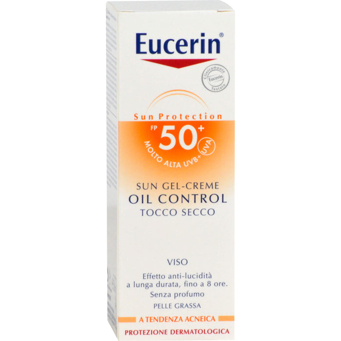 Eucerin Oil Control Face Sun Gel-Creme LSF 50+, 50 ml Cream