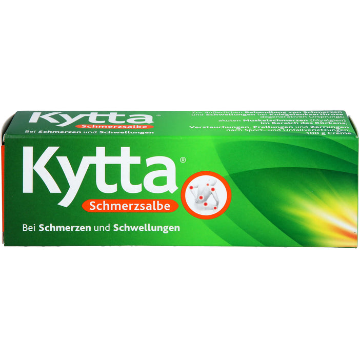 Kytta Schmerzsalbe gegen akute Rückenschmerzen, 100 g Creme