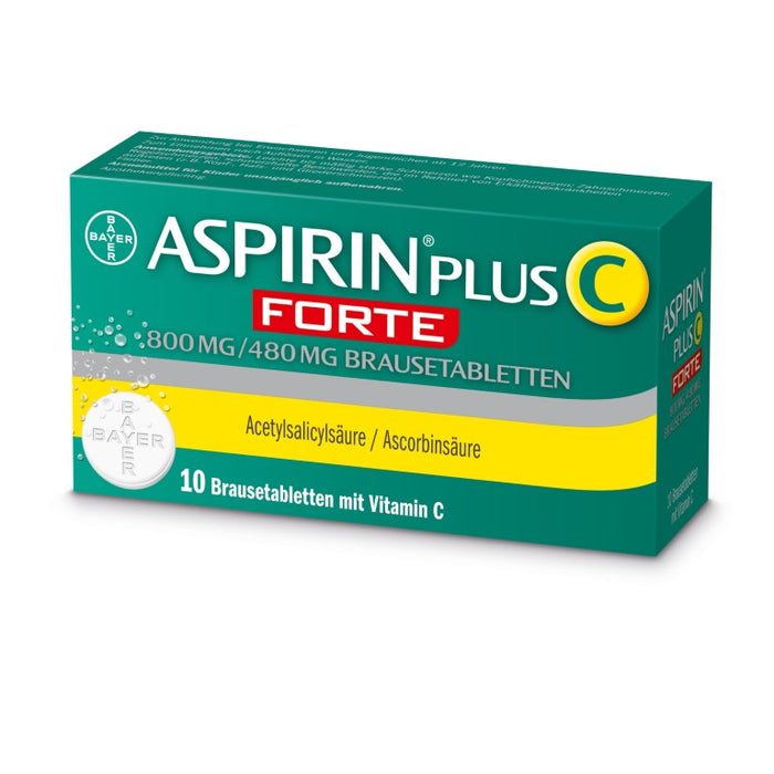 ASPIRIN plus C forte Brausetabletten, 10 pc Tablettes