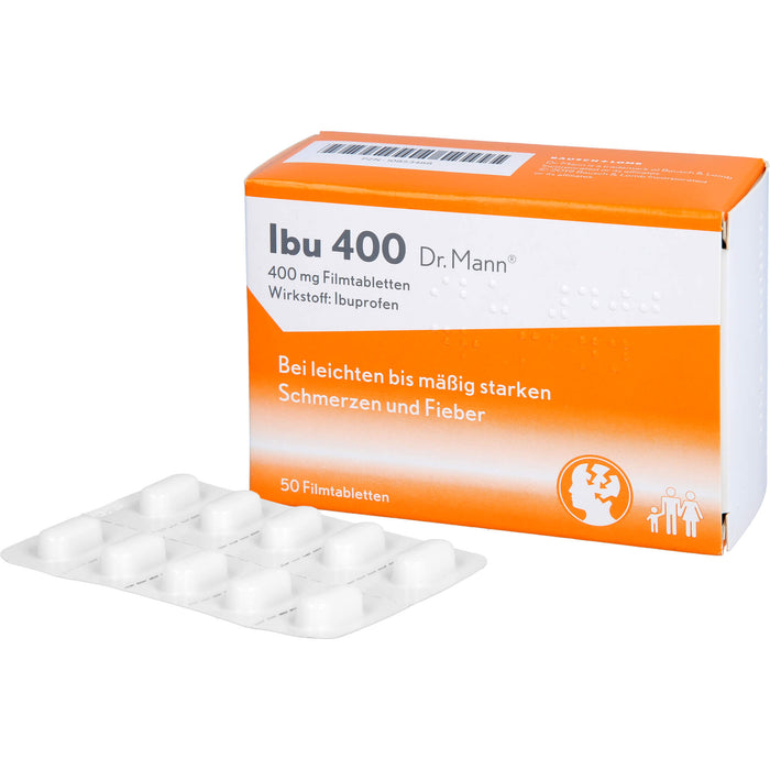 Ibu 400 Dr. Mann, 50 St. Tabletten