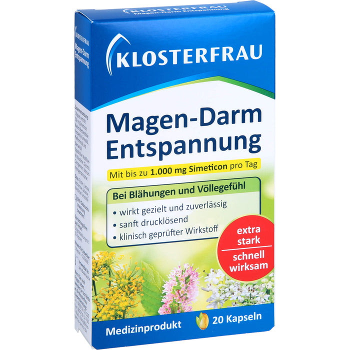 Klosterfrau Magen-Darm Entspannungs-Kapseln, 20 pc Capsules