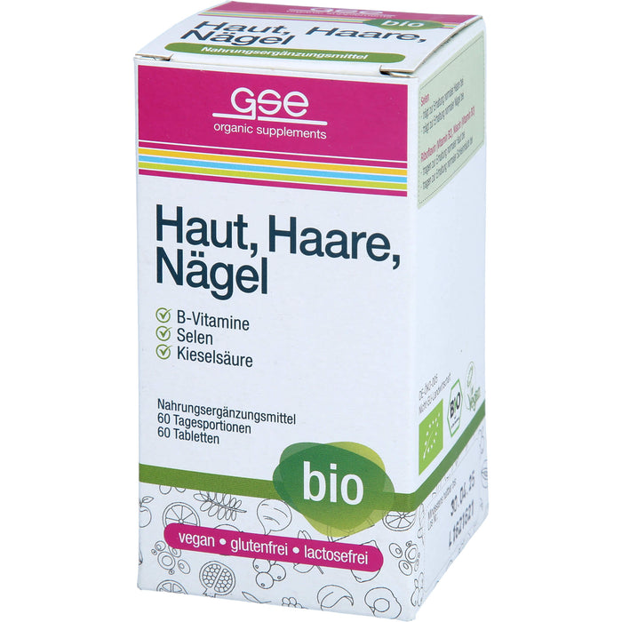 GSE phyto vitamins Haut, Haare, Nägel Komplex Tabletten, 60 pcs. Tablets