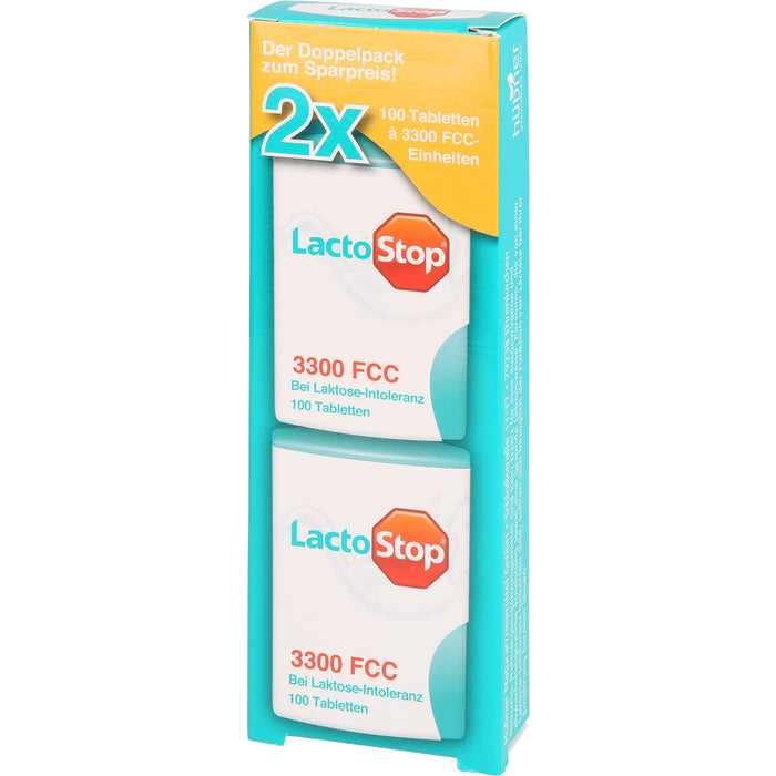 LactoStop 3300 FCC Tabletten bei Lactose-Intoleranz, 200 St. Tabletten