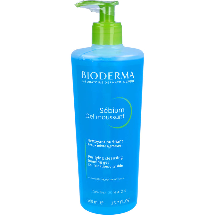 BIODERMA Sébium Gel moussant sanft klärendes Reinigungsgel, 500 ml Gel