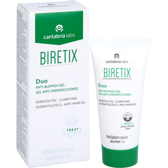 BiRetix Duo Gel für unreine Haut, 30 ml Gel