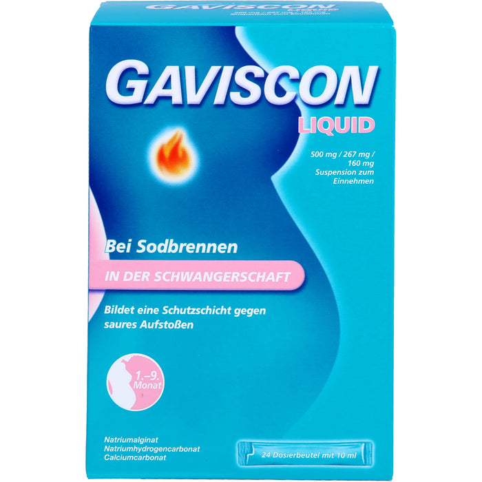 GAVISCON Liquid für Schwangere, 24 pc Sachets