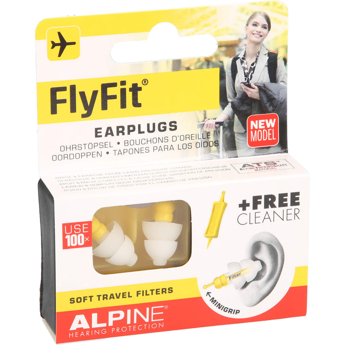 Alpine FlyFit Ohrstöpsel, 2 pcs. Earplugs