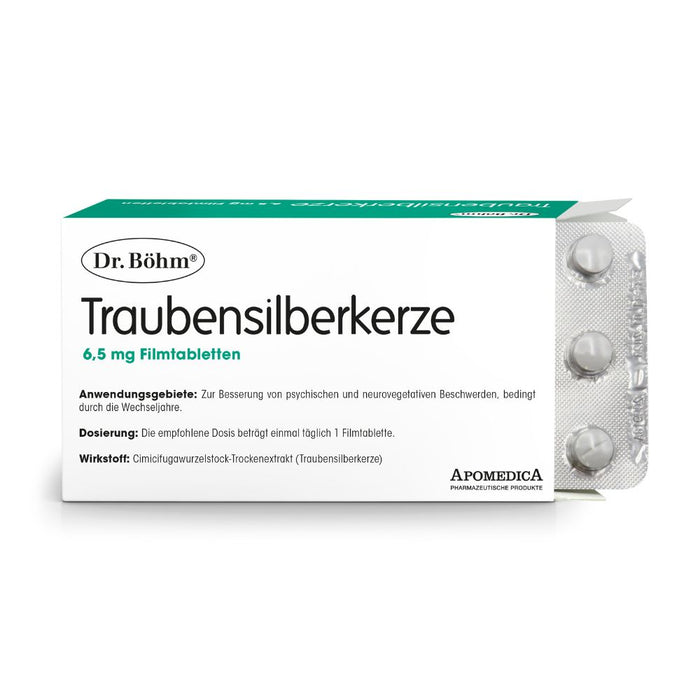 Dr Böhm Traubensilberkerze 6,5 mg Filmtabletten, 60 St. Tabletten