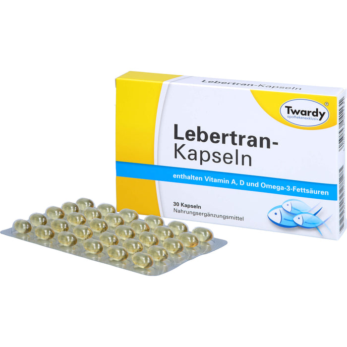 Twardy Lebertran-Kapseln, 30 St. Kapseln