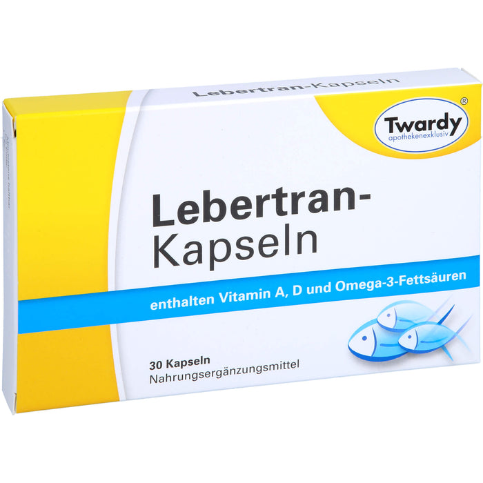 Twardy Lebertran-Kapseln, 30 St. Kapseln