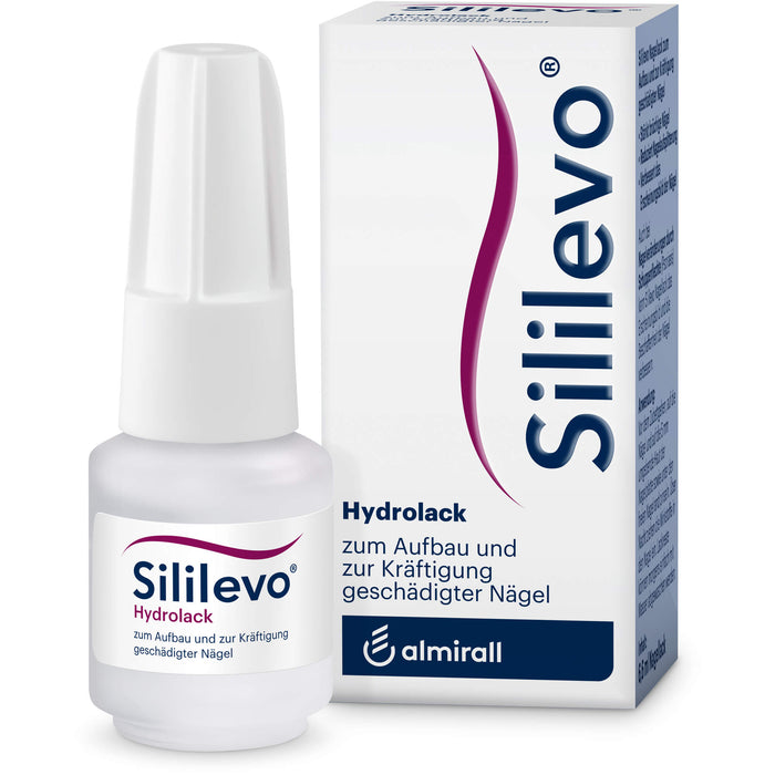 Sililevo Hydrolack zum Aufbau geschädigter Fuß- und Fingernägel Nagellack, 6.6 ml Lösung