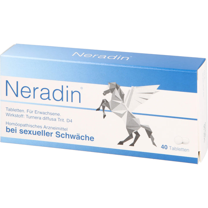 Neradin Tabletten bei sexueller Schwäche, 40 pc Tablettes