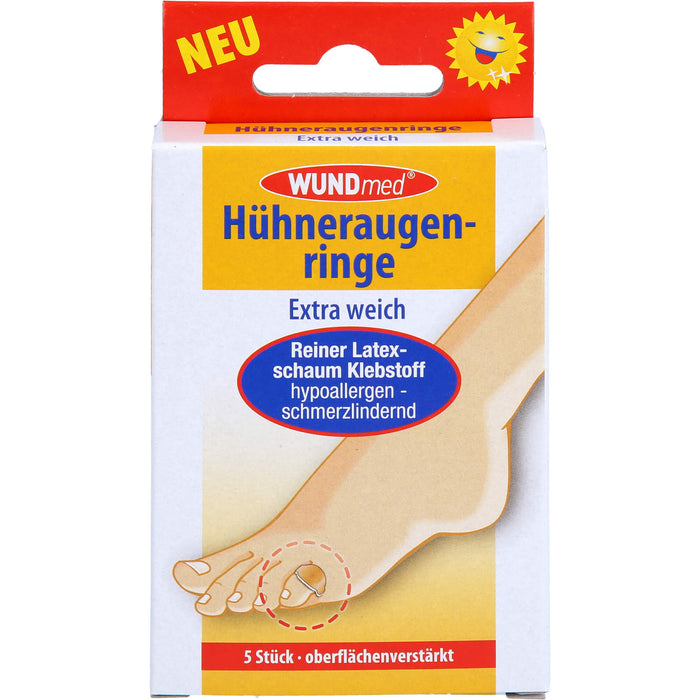 Hühneraugenringe Latex extra weich, 5 St