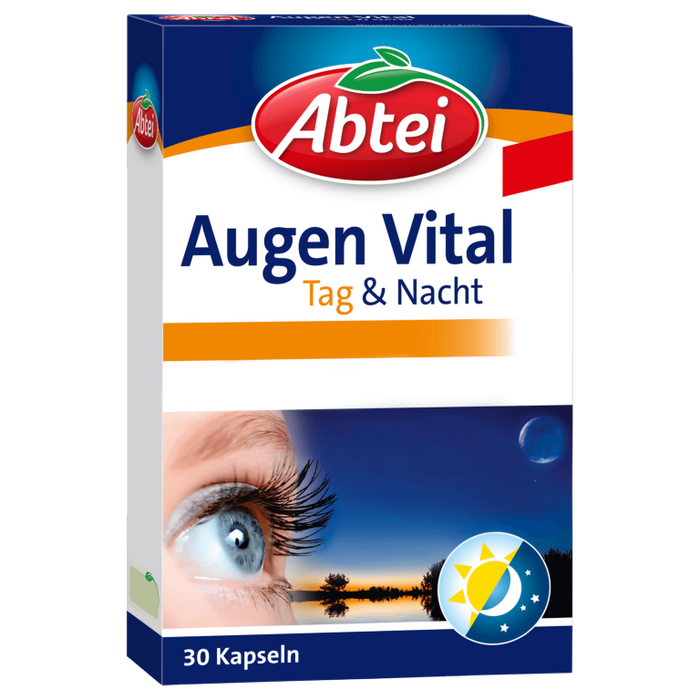 Abtei Augen Vital Tag & Nacht Kapseln für Sehkraft, 30 St. Kapseln