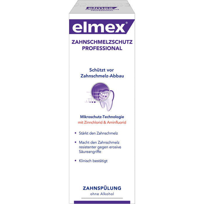elmex Zahnschmelzschutz Professional Zahnspülung, 400 ml Lösung