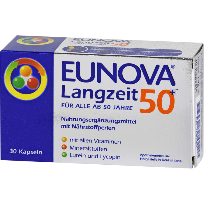 EUNOVA Langzeit 50+ Kapseln, 30 pc Capsules